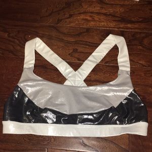 Sparkly sports bra